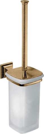 Ёршик для унитаза Colombo Design Portofino B3207.bronze настенный, стекло, металл, пластик, бронзам|матовое стекло