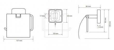 Держатель туалетной бумаги Bemeta Tasi 154112012 с крышкой Хром Держатель туалетной бумаги Bemeta Tasi 154112012 с крышкой Хром