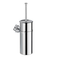 THG Pétale de cristal clair Ёршик для туалета, подвесной, хром/прозрачный хрусталь