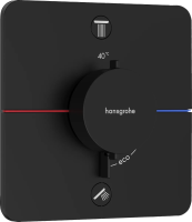 Термостат для ванны Hansgrohe ShowerSelect Comfort Q 15583670 встраиваемый, черный матовый