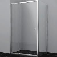 Душевой уголок WasserKRAFT Aula 110×80 11P14 профиль хром, стекло прозрачное