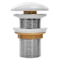 Донный клапан для раковины Iddis Optima Home OPHWS00i88 белый глянцевый