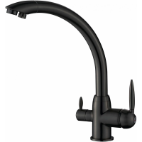 Смеситель Savol S-L1699T для кухни, с подключением к фильтру, цвет черный