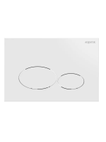 Кнопка смыва для инсталляции Aquatek KDI-0000071 для унитаза, АБС-пластик, цвет глянцевый белый