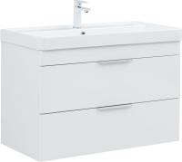 Тумба под раковину Aquanet Ирис new 00336311 88.9x45.7 см, белый глянец