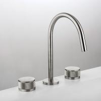 Gattoni Gattoni MD Смеситель для раковины, на 3 отв., ручки SAN GIULIO, с донным клапаном, цвет: хром