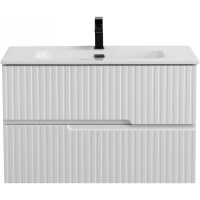 Тумба под раковину Cezares Duet-N 80 DUET-N-800-2C-SO-BO подвесная Bianco Opaco