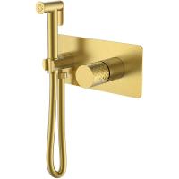 Гигиенический душ со смесителем Boheme Stick 127-MG Золото матовое