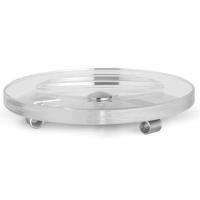 Мыльница настольная Bertocci Cinquecento 110 0531 0000, цвет: прозрачное стекло/хром