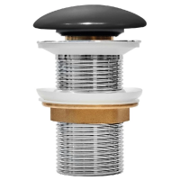 Донный клапан для раковины Iddis Optima Home OPHBM00i88 черный матовый