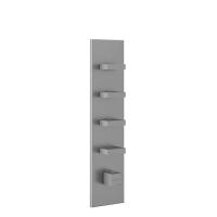 Смеситель Gessi Rettangolo 43028#031 встраиваемый, термостатический, подключение на 3/4”, на 4 источника, внешняя часть, цвет хром