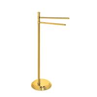 Стойка с 2-мя полотенцедержателями Colombo Design Hermitage B3338.HPS, напольная, 84.7см, PVD золото