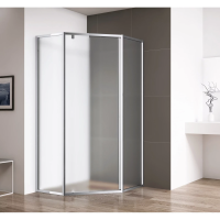 Душевой уголок Cezares Eco ECO-O-P-1-100-P-Cr 99,5x99,5 см, профиль хром, стекло текстурное