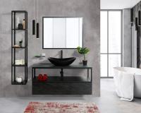 Вставка на дно металлической консоли под раковину 80 CEZARES CADRO-80-MENS-NERO