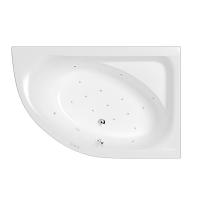 Акриловая ванна Whitecross Aquarella 170x110 R 0109.170110.100.RELAX.CR цвет Белый с гидромассажем форсунки Хром