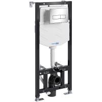 Инсталляция WasserKRAFT Aller 10TLT.010.ME.CH03 для унитаза с клавишей смыва Хром