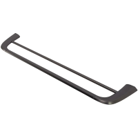 Полотенцедержатель Cezares Liner LINER-THD-60-GM 60 см, двойной, оружейная сталь