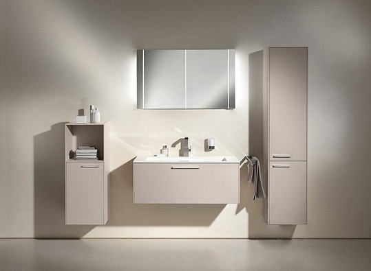 шкаф-пенал keuco royal 60 32131 450002 кашемир, с корзиной r