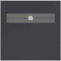 Поддон для душевой кабинки из искусственного камня Allen Brau Infinity 90x90 8.21001-AM Антрацит
