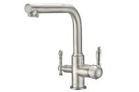 Смеситель для кухни ZorG Clean Water ZR 313 YF-33 SATIN под фильтр