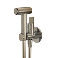 Гигиенический душ FIMA|Carlo Frattini Collettività F2320/4XHS настенный, со шлангом 120 см, брашированный шампань (внешняя часть смесителя)