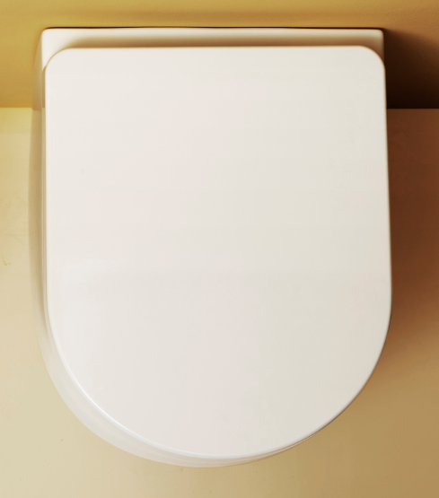 сиденье для унитаза kerasan flo 318901 белое, крепление хром