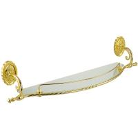 Стеклянная полка Migliore Edera 16946 цвет золото