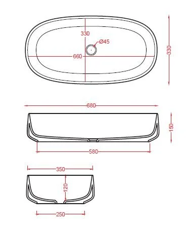 раковина artceram cognac quadro col005 05 00 накладная, без отв., без перелива, на столешницу, saniglaze, 68х35хh15 см, белый матовый
