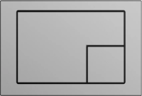 Кнопка смыва для инсталляции Cersanit Corner 64107 пластик, цвет матовый хром