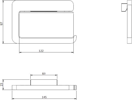 Держатель туалетной бумаги Splendy Inspiration IN4061SVCR хром