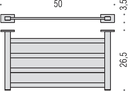 Полка Colombo Design Look В1687.000