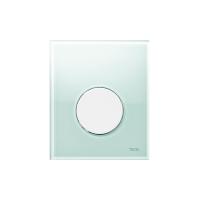 Кнопка для инсталляции TECE Loop Urinal 9242651 зеленое стекло, цвет белый