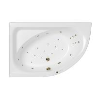 Акриловая ванна Whitecross Aquarella 170x110 L 0108.170110.100.ULTRA.BR цвет Белый с гидромассажем форсунки Бронза Акриловая ванна Whitecross Aquarella 170x110 L 0108.170110.100.ULTRA.BR цвет Белый с гидромассажем форсунки Бронза