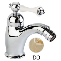 Смеситель Cezares Margot MARGOT-BSM1-03/24-Bi для биде, с донным клапаном, золото 24 карата