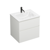 Тумба с раковиной Burgbad Accura SGVI061F6037G0259C0001*1, 60 см, подвесная, цвет белый матовый