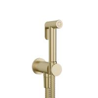 Гигиенический душ Gessi Transparenze 14331#727 настенный, цвет Brushed Brass PVD