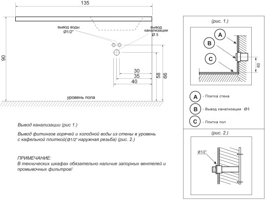 раковина полувстраиваемая цвет и стиль спарта new 135 r
