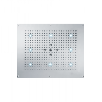 Верхний душ 570 x 470 мм Bossini Dream H38661.030, с 8 LED RGB, 2 режима (дождь, распыление), блок питания/управления, Cromoterapia, цвет: хром