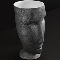 Раковина Kerasan Artwork Moloco 45 474061 Белая Античная платина