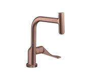 Смеситель для кухни, Axor Citterio, цвет-шлифованное красное золото