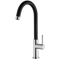 Смеситель для кухни Paini Sky 78CR57244SLMKM цвет черный гранит \ хром