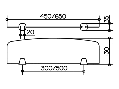 Полочка 65 см Keuco City.2 02710 009600