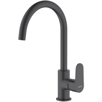 Смеситель для кухни Aquatek Оберон AQ1282MB Черный матовый