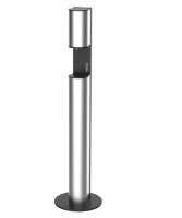 Дозатор для мыла дезинфицирующей пены Keuco Plan 14956 172137 алюминий анодированный | темно-серый