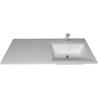 Раковина Style Line Estetus Даллас СС-00002393 на стиральную машину, 109,7x48.1 см, белая