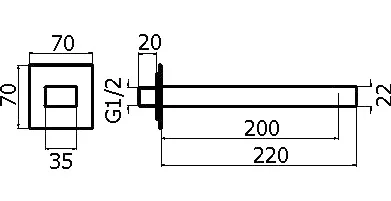 излив plumberia selection tag spq0258cr для ванны, хром