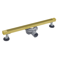 Душевой трап 90 см WONZON & WOGHAND, брашированное золото (WW-65409T-BG)