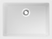 Мойка кухонная Omoikiri Okinoshima 61-U/I-WH Glossy белая