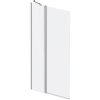 Шторка на ванну AM.PM Gem 80 W90BS-D3W5-140CT профиль хром, стекло прозрачное