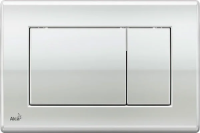 Кнопка для инсталяции AlcaPlast Alca M271 для унитаза, пластиковая, хром